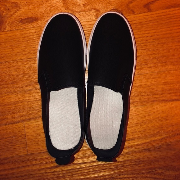 Boutique Black Slip-on Sneakers - Picture 2 of 3
